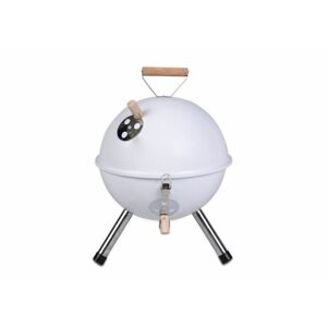 Faszenes grill kerek Mini BBQ Fehér