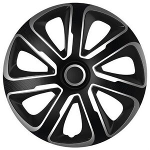 Dísztárcsa készlet Livorno Carbon 14" 4db - fekete/ezüst