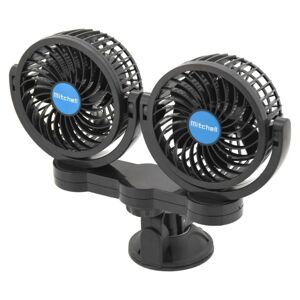 COMPASS Műszerfal ventilátor  MITCHELL DUO - 12V