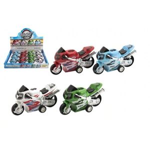 Játék motorkerékpár műanyag 9 cm fordított