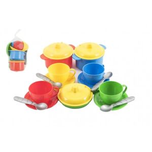 Teddies Edénykészlet színes műanyag 18 db 1+