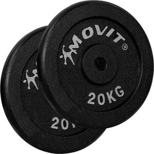 MOVIT Súlytárcsa súlyzóhoz 2 x 20 kg öntöttvas