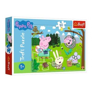 Puzzle Peppa malac  kirándulás az erdőbe