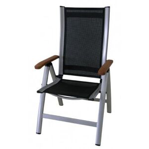 SUN GARDEN Kerti szék állítható ASS COMFORT Fekete