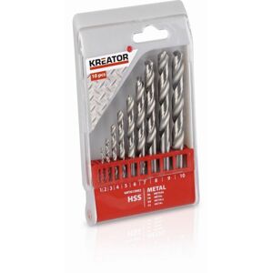 Fúrókészlet Kreator HSS KRT012002 10 db