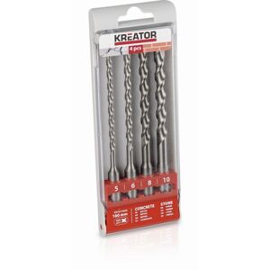 Fúrókészlet Kreator  KRT012602 SDS Plus 4 db 160 mm