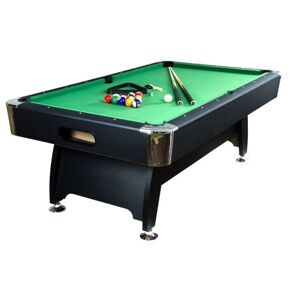 GamesPlanet® Biliárdasztal PREMIUM 7ft zöld fekete