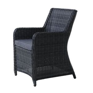 ROJAPLAST Kerti rattan fotel SAN JOSE antracit
