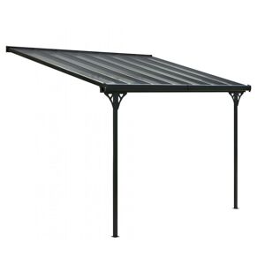 ROJAPLAST Napellenző pergola BRUCE F Szürke 436 x 305 cm