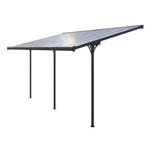 ROJAPLAST Napellenző pergola BRUCE H Szürke 557 x 305 cm