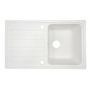 AQUAMARIN Mosogatótálca gránit 76 x 46 cm fehér