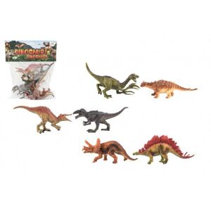 Műanyag dinoszaurusz 15 és 16 cm 6 db