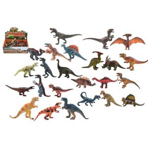 Műanyag dinozsauruszok 11 és 14 cm mix típusok