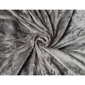 Lepedő mikroplüss 90 x 200 cm - sötét szürke