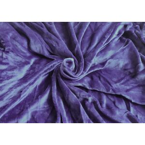 Lepedő mikroplüss 180 x 200 cm - sötét kék