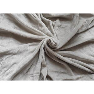 Lepedő mikroplüss 180 x 200 cm - ezüst