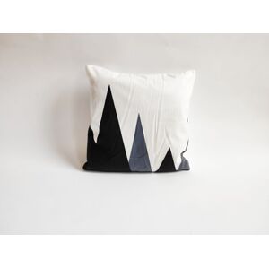 JAHU Párnahuzat  Black 45 x 45 cm hegyek