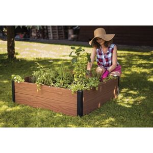 Keter Virágcserép MAPLE SQUARE Barna