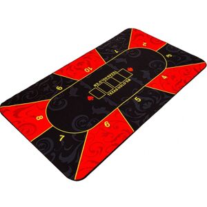 GamesPlanet® Póker asztallap XXL 200 x 80 cm piros