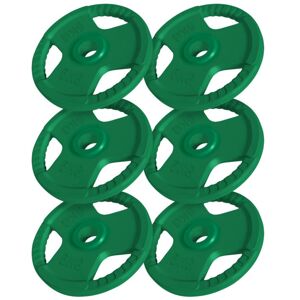 Gorilla Sports Öntöttvas súlytárcsa szett 50 mm 6 x 5 kg