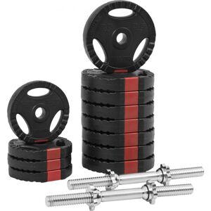 Gorilla Sports Egykezes súlyzó szett gumírozott 30 kg