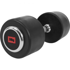 Gorilla Sports Öntöttvas gumírozott egykezes súlyzó 20 kg
