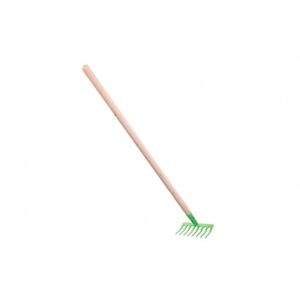 Gereblye fém/fa nyéllel 80 cm szerszámmal zöld