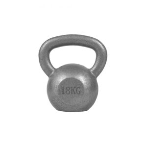 Gorilla Sports Kettlebell öntöttvas súlyzó 18 kg szürke