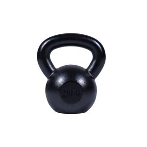 Gorilla Sports Kettlebell súlyzó öntöttvas 20 kg fekete