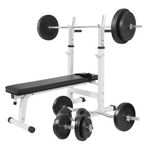 Gorilla Sports Fitness pad + súlyzó készlet 100 kg
