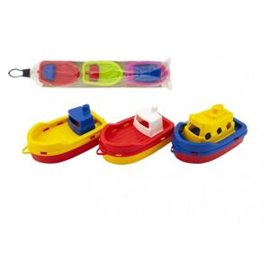Műanyag hajó fürdőjáték 3 db 14 cm