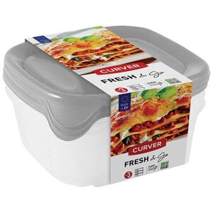 ROJAPLAST Doboz készlet FRESH & GO 3 x 800 ml