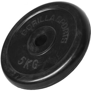 Gorilla Sports Gumírozott súlytárcsa 5 kg