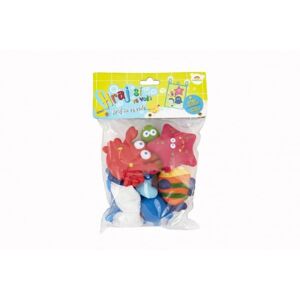Teddies Fürdőállatok gumi 6 db hálóval 18 x 28 x cm 12 +