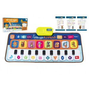 Elektronikus játék zongora Állatok és zenekaruk 80 x 37 cm