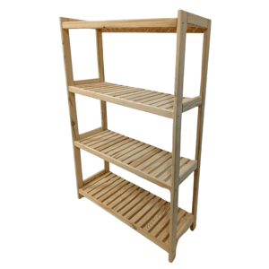 Gaboni Polcos állvány 4 polcos 133 x 80 x 33 cm