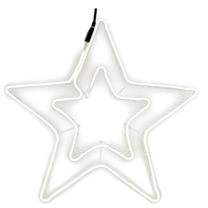 Karácsonyi csillag 360 Led hideg fehér 55 cm