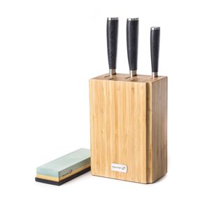 G21 Késkészlet Gourmet Premium 3 db + csiszolókő