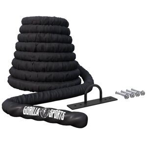 Gorilla Sports Erősítő kötél tartóval 9 m x 3,8 cm