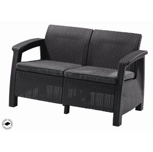 Keter Kanapé CORFU LOVE SEAT Grafit