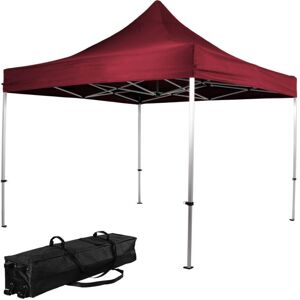 INSTENT PRO Kerti pavilon 3 x 3 m aluminium piros