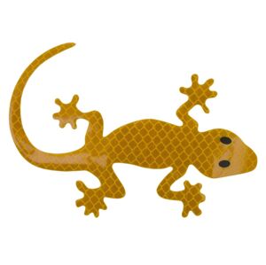 Compass Öntapadó matrica Gecko sárga