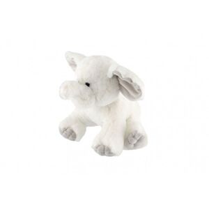 Teddies Ülő elefánt fehér 20 cm 0+