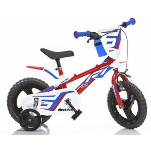 Gyerekbicikli Dino 12" HiTech acél színes