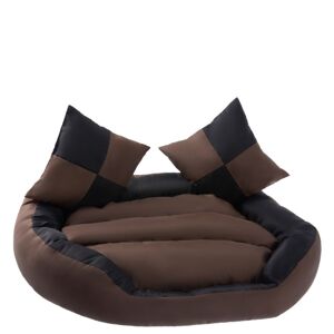 Petstuff Kutyafekhely fekete/barna 65 x 50 x 20 cm