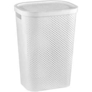 Curver Infinity Szennyeskosár fedeles 60 L fehér