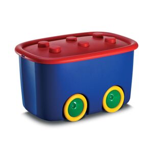 KIS Tárolódoboz gyerekeknek L piros/kék