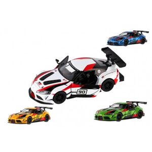 Autó Kinsmart Toyota GR Supra Racing 13 cm fém