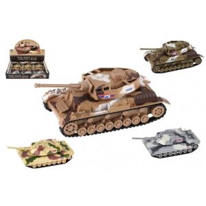 Tank 13,5 cm lendkerekes fém/műanyag 3 éves kortól