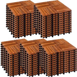 STILISTA Fa csempe mozaik 4 x 6 akác 5 m² 55 db